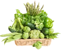 Vegetables in basket